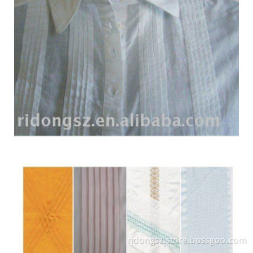 Sample stitch of Single needle pintuck machine
